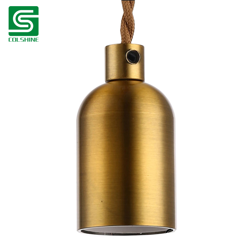 E27 Lamp Holder Gold